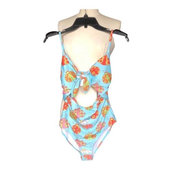 ModCloth x Marisol Muro NWT Whimsical Retro Chic Siena One-Piece Swimsuit Medium - Picture 4 of 15